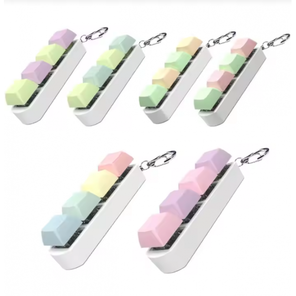 Keyboard Fidget Toy Keychain